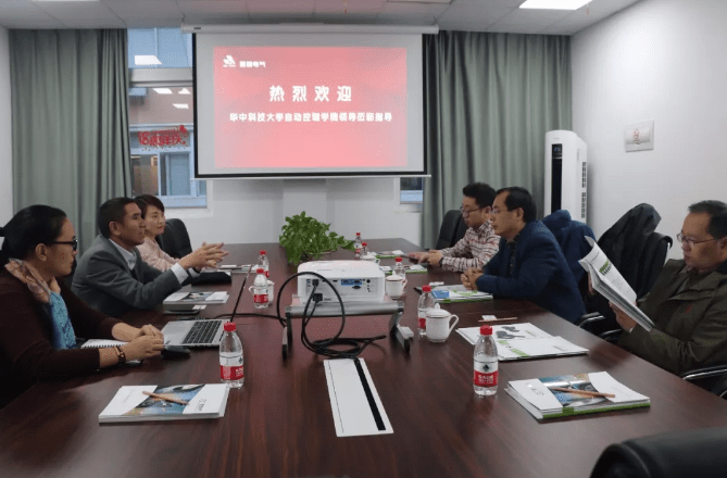 熱烈歡迎，華中科技大學自動化學院領導蒞臨置恒電氣指導！